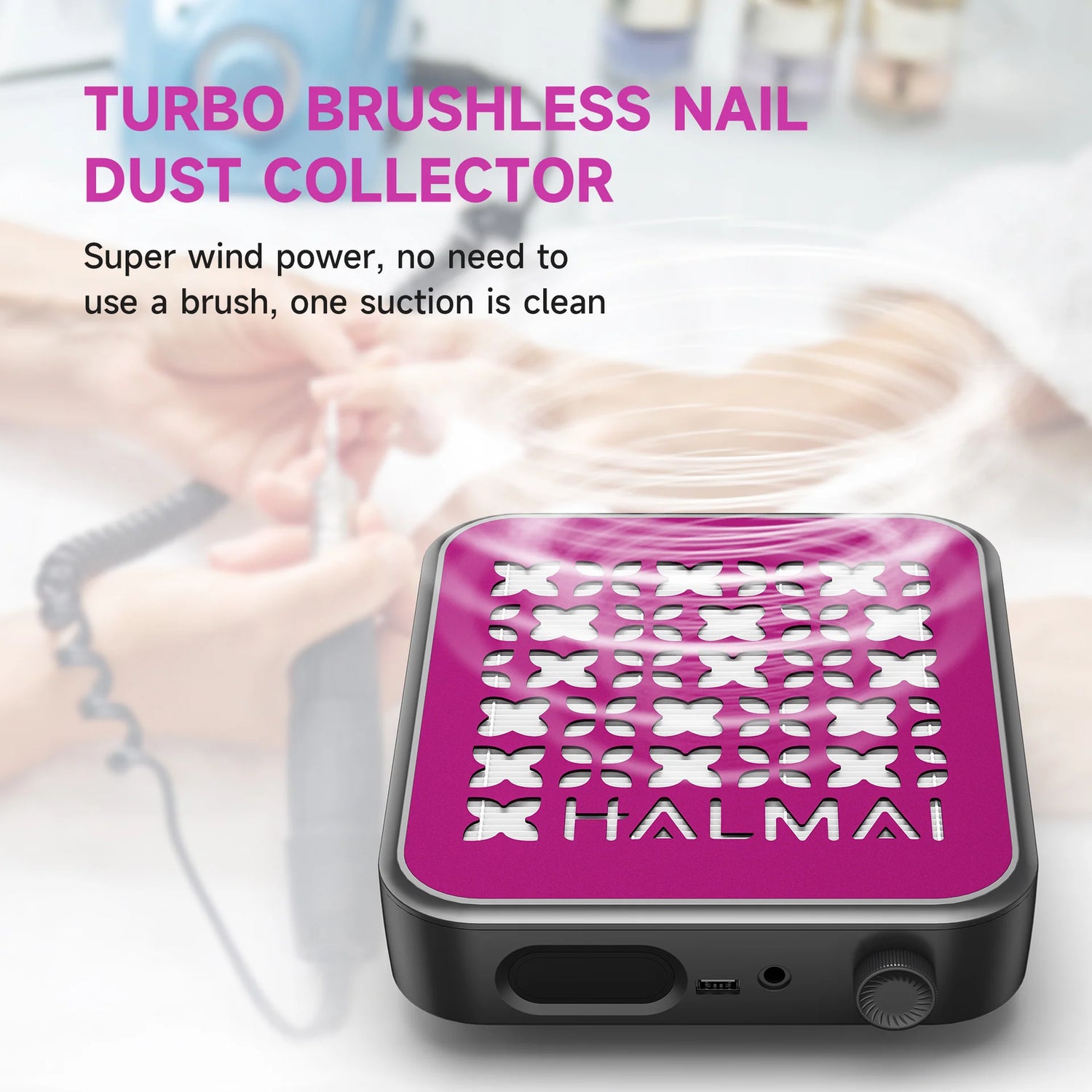 HA-1C100 Aspirateur de Poussière pour Ongles